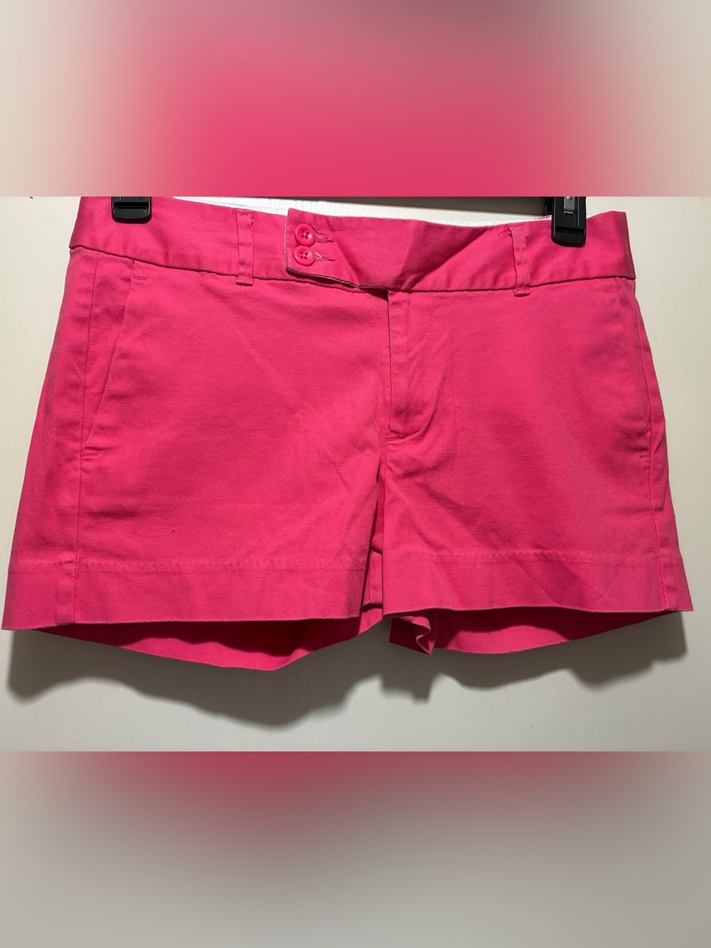 Banana Republic Hot Pink High-Waist Shorts